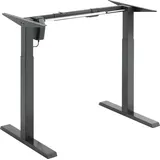Ergo Office Höhenverstellbarer Schreibtisch Grau