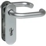 Hörmann FS Drückergarnitur D-110 Kurzschild PZ, Gleitlager Alu F1 - 535397