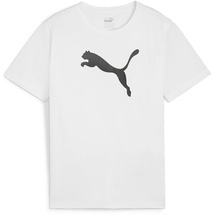 Puma Teamrise Logo Jersey Cotton Jr T-Shirts, Puma Weiß-puma Schwarz, 164