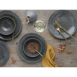 CreaTable Orient Mandala Tafelservice 12-tlg. grau