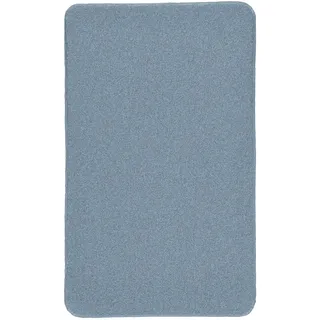 Badteppich Relax 50 x 80 cm Polyacryl Blau Stahlblau