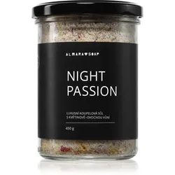 Almara Soap Bath entspannendes Badesalz mit Duft Night Passion 450 g