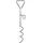 WINDHAGER Spiralhering verzinktes Metall L.41cm