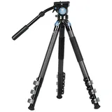 Sirui L-324F+VH-10 Landschafts Carbonstativ mit Videoneiger VH-10