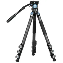 Sirui L-324F+VH-10 Landschafts Carbonstativ mit Videoneiger VH-10