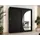 Mirjan24 Schwebetürenschrank Wika 200 x 200 x 62 cm Schwarz
