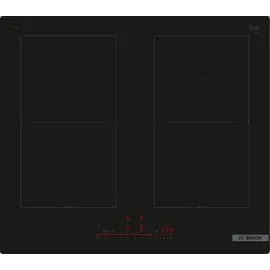 Bosch Herdset 60 cm Pyrolyse 3D-Heißluft FlexInduktion Home Connect PowerBoost A+ Schwarz
