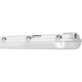 LEDVANCE Feuchtraumleuchte Kunststoff/Metall 120 cm IP65 inkl. Bewegungsmelder grau