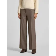 Cambio Hose mit Bügelfalten Modell 'AMELIE', Mittelbraun, 46