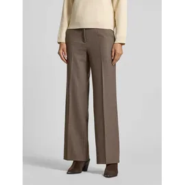 Cambio Hose mit Bügelfalten Modell 'AMELIE', Mittelbraun, 46