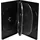 MediaRange BOX35-5 CD-Hülle DVD-Hülle 5 Disks Schwarz