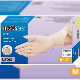 Franz Mensch Hygostar Grip, weiß, puderfrei, Größe S