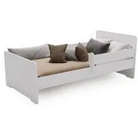 Kobi Kinderbett Max 160 x 80 cm Holz weiß rosa