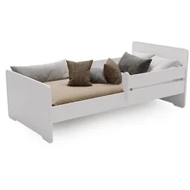 Kobi Kinderbett Max 160 x 80 cm Holz weiß rosa