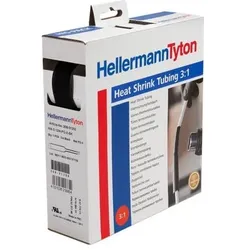 HellermannTyton Schrumpfschlauch HIS-3-3/1-POX-BK