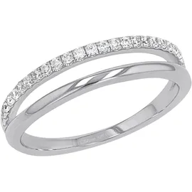 s.Oliver s.Oliver Ring für Damen, Sterling Silber 925, Zirkonia (synth.) Ringe Weiss