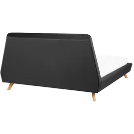 Beliani Bett mit Lattenrost Samtstoff Vienne 180 x 200 cm