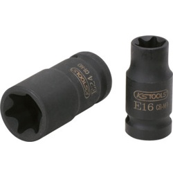 KS Tools 1/2" TX-E-Kraft-Stecknuss, kurz, E22