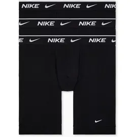 Nike Nike, Herren, Unterhosen, long, Boxer Schwarz, M 3er Pack)
