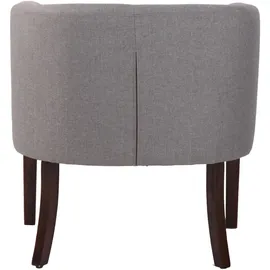 CLP Sessel Nemea Stoff grau/antik
