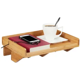 Relaxdays Nachtschrank 33 x 24 x 14 cm Braun
