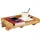 Relaxdays Nachtschrank 33 x 24 x 14 cm Braun