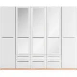 Priess Wäscheschrank Barcelona 230 x 193 x 54 cm Weiß
