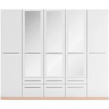 Priess Wäscheschrank Barcelona 230 x 193 x 54 cm Weiß