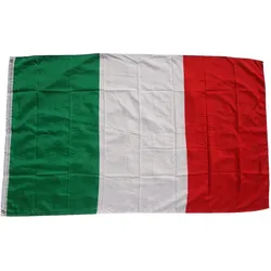 Flagge Italien 90 x 150 cm Fahne mit 2 Ösen 100g/m2 Stoffgewicht Hissflagge für Mast