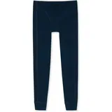 SCHIESSER Herren Lange Unterhose - 95/5 Organic Cotton Long Johns Dunkelblau Ökologische Baumwolle XX-Large