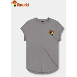 BAVARIAN CAPS T-Shirt Pumuckl Blumenstrauß - grau GRAU - M