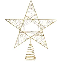 COM-FOUR Deko Stern 27 cm Goldfarben