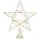 COM-FOUR Deko Stern 27 cm Goldfarben