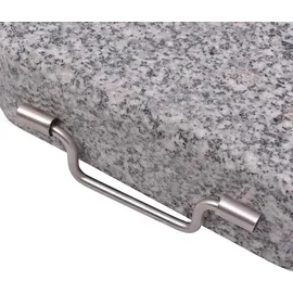 vidaXL Schirmständer Granit 45 cm Grau