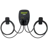 Pracht Alpha Wallbox NRG1000 - 2x11kW Ladestation mit 2x 5,5m Typ2 Ladekabel