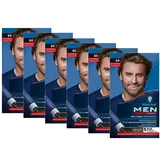 Men Perfect Anti-Grau Tönungs-Gel 60 Mittelbraun (6x 80 ml), Haarfarbe für Männer blendet graue Haare aus, Anti-Grau Tönung für ein natürlich aussehendes Ergebnis