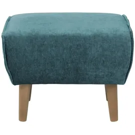 Soho Hocker Ellinor 56 x 46 x 41 cm türkis/petrol