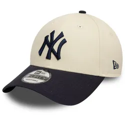 New Era 9forty New York Yankees Cap in stone-navy, Größe Einheitsgröße - beige