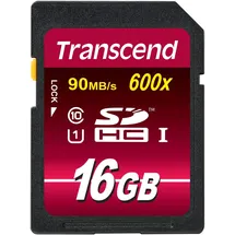 Transcend SDHC Class 10 UHS-I 600x 16 GB