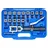 SW-Stahl 24518L Hydraulik-Bördelgerät Set für Bremsleitungen, 29-teilig