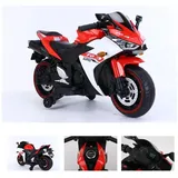 ES-Toys Elektro Kindermotorrad 888 rot (12 V)
