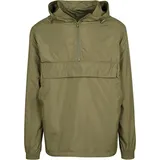 Build Your Brand Basic Pull Over Jacke Olive 3XL