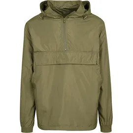 Build Your Brand Basic Pull Over Jacke Olive 3XL