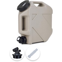 PKKP Wasserkanister mit Hahn, 10L Camping Wassertank BPA-frei, Tragbarer Wasserbehälter, Auslaufsicher, Trinkwasser Kanister für Outdoor, Camping, Wandern, Notfallvorsorge