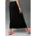 Aniston CASUAL Maxirock ANISTON CASUAL, Damen, Gr. 42, schwarz, Single Jersey, Obermaterial: 95% Viskose, 5% Elasthan, unifarben, figurumspielend knöchelfrei, Röcke Maxirock, im Marine Look