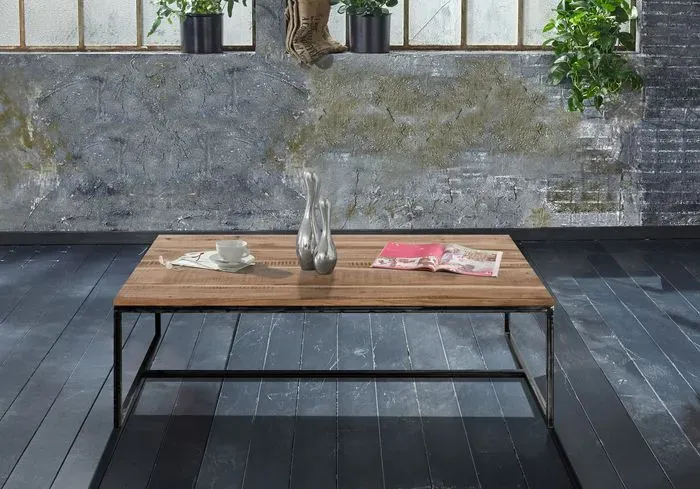 WOLFMÖBEL Couchtisch Spring 4698 Holz Braun Akazie