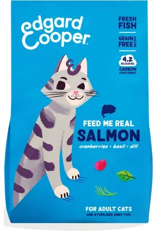 Edgard & Cooper Getreidefreie Kroketten Mit Lachs Für Katzen 4kg