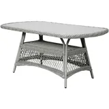 VCM Hvalo Gartentisch 165 x 90 x 75 cm Beige/Khaki