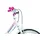 Rezzak 20 Zoll RH 31 cm Weiß/Pink