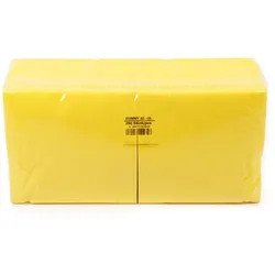 Hypafol Tafel-Servietten, gelb, 3-lagig, 40 x 40 cm, Inhalt 250 St, in verschiedenen Farben, hochwertiges Material
